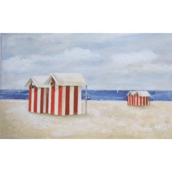 VIVENZI Italian Tray Nautical Beach Starfish Shells Ropes Made In Italy New - Picture 3 of 6